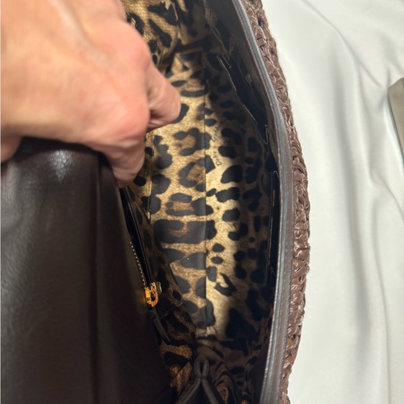 PRISTINE/Never Used-Dolce and Gabbana Rare Sicily Large Brown Raffia Handbag - Picture 13 of 13